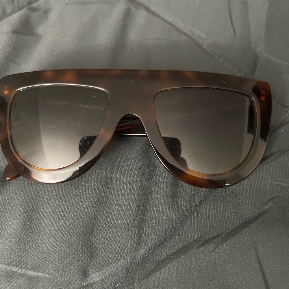Celine Brown Oversized Sunglasses